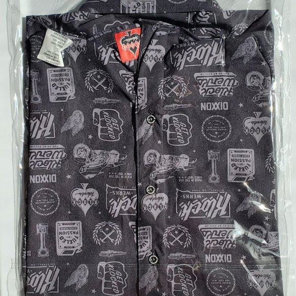 DIXXON Flannel KLOCK WERKS 2023 Collab Limited Edition Men's SS Party Shirt XS - Picture 3 of 8